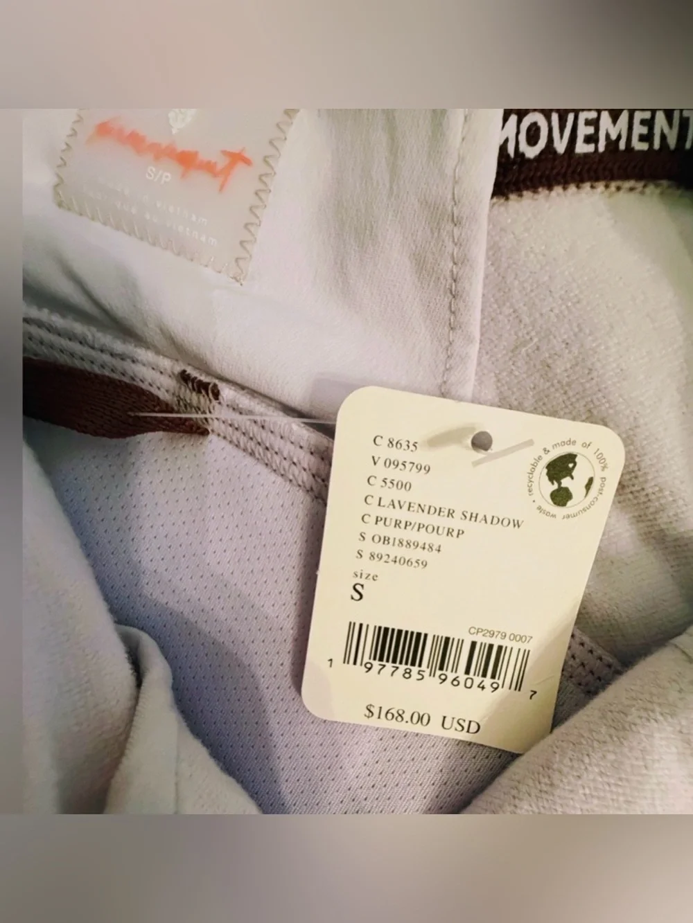 Free People Movement 🔥 Dasher Run Jacket Lavender Shadow Purple **Please Read**